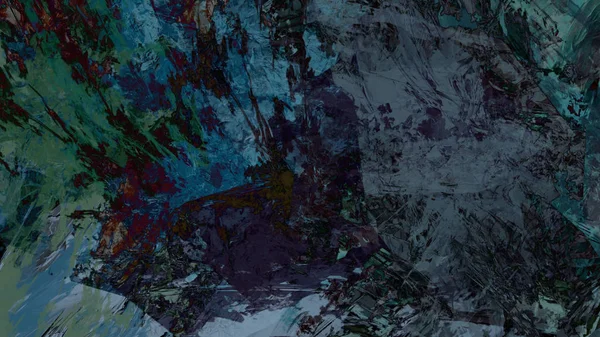 Psychedelisches Terrain Abstrakter Hintergrund Der Digitalen Kunst — Stockfoto