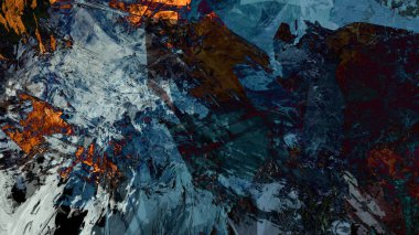 dijital sanat renkli arazi soyut arka plan