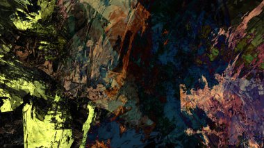 dijital sanat renkli arazi soyut arka plan