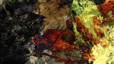 dijital sanat renkli arazi soyut arka plan