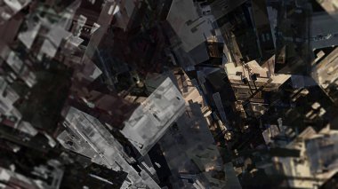 dijital sanat geometrik soyut arka plan