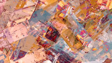 dijital sanat geometrik soyut arka plan