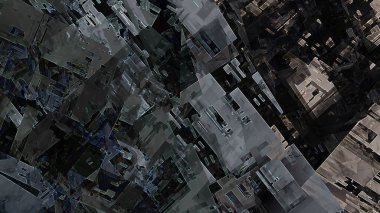 dijital sanat geometrik soyut arka plan