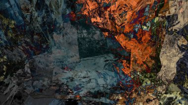 dijital sanat renkli arazi soyut arka plan