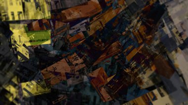 dijital sanat geometrik soyut arka plan