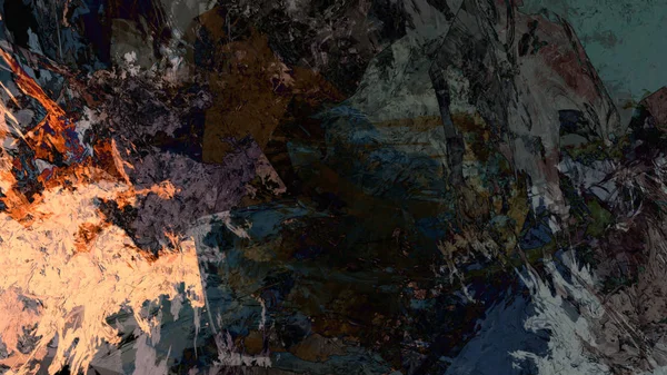Барвистий Рельєфний Абстрактний Фон Цифровому Мистецтві — стокове фото