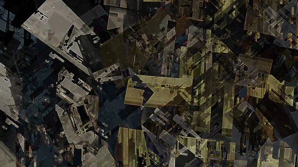 Geometryczny Abstrakcyjny Kontekst Sztuce Cyfrowej — Zdjęcie stockowe