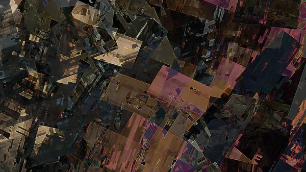 Геометрический Абстрактный Фон Цифровом Искусстве — стоковое фото