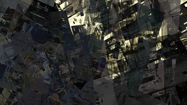 Geometrikus Absztrakt Háttér Digitális Művészetben — Stock Fotó