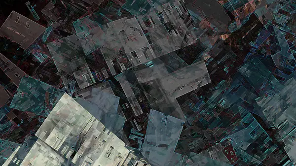 Geometrical Abstract Background Digital Art — Stock Photo, Image