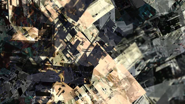 Геометрический Абстрактный Фон Цифровом Искусстве — стоковое фото