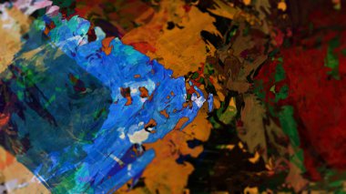 dijital sanatrenkli soyut arazi arka plan