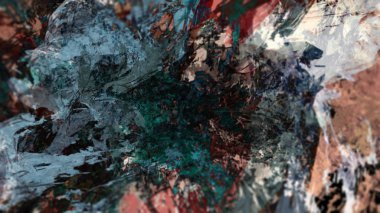 dijital sanatrenkli soyut arazi arka plan