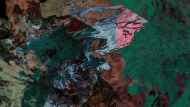 dijital sanatrenkli soyut arazi arka plan