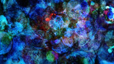 dijital sanatrenkli soyut arazi arka plan