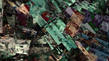 dijital sanatyaratıcı soyut arazi arka plan