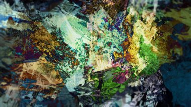 dijital sanatrenkli soyut arazi arka plan