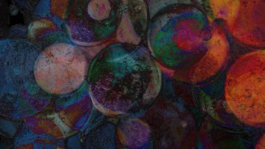 dijital sanatrenkli soyut arazi arka plan