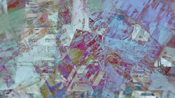 Fondo Terreno Abstracto Colorido Arte Digital — Foto de Stock