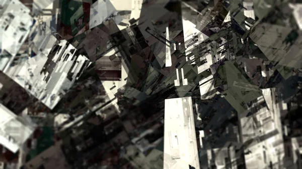 Kreative Abstrakte Terrain Hintergrund Der Digitalen Kunst — Stockfoto