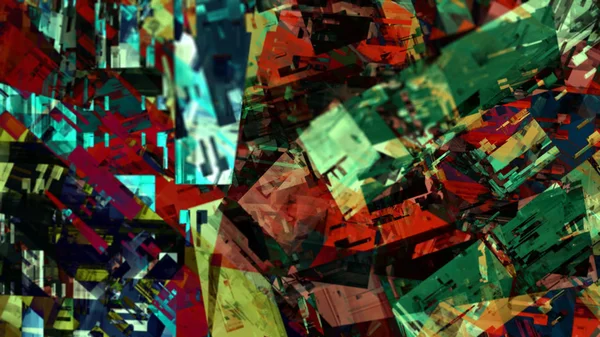 Kreative Abstrakte Terrain Hintergrund Der Digitalen Kunst — Stockfoto
