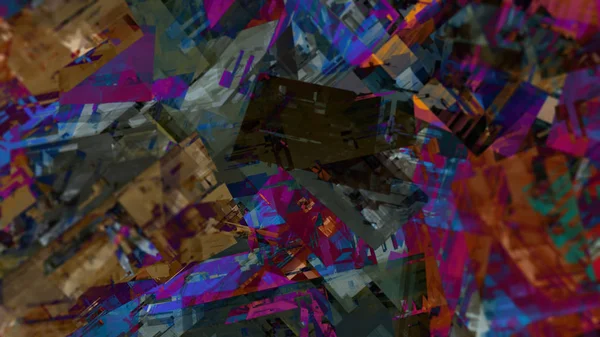 Барвистий Абстрактний Рельєфний Фон Цифровому Мистецтві — стокове фото