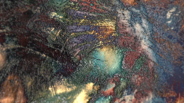 Textura Abstrata Material Terreno Geológico Paisagem Bonita Superfície Digital Ilustração — Fotografia de Stock