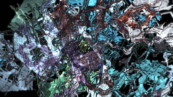 Astratto Texture Materiale Geologico Terreno Bellissimo Paesaggio Superficie Digitale Illustrazione — Foto Stock