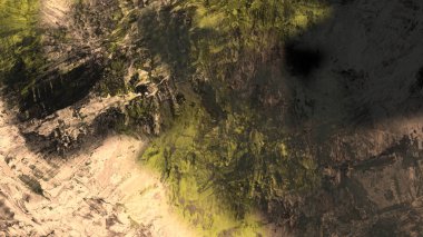 yüzey arazi soyut arka plan dijital illüstrasyon