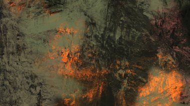 patlayıcı günbatımı gökyüzü illüstrasyon dijital geleneksel resim 