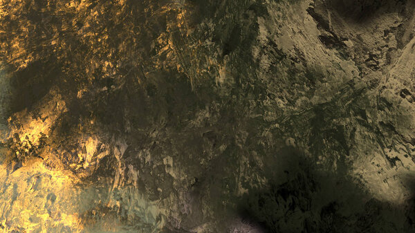 Digital illustration of terrain abstract background