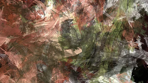 Digital Abstracto Pintura Textura Material Orgánico Geológico Terreno Hermoso Paisaje —  Fotos de Stock