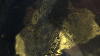 Soyut modern sanat doğa jeolojik kaya dağ patlama enerji resim illüstrasyon 