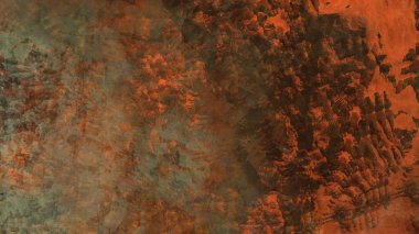 Soyut modern sanat doğa jeolojik kaya dağ patlama enerji resim illüstrasyon 