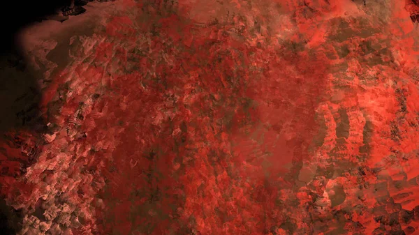 Abstrakt Moderne Kunst Natur Geologisch Felsen Berg Explosion Energie Malerei — Stockfoto