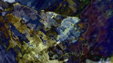 Soyut modern sanat doğa jeolojik kaya dağ resim illüstrasyon 