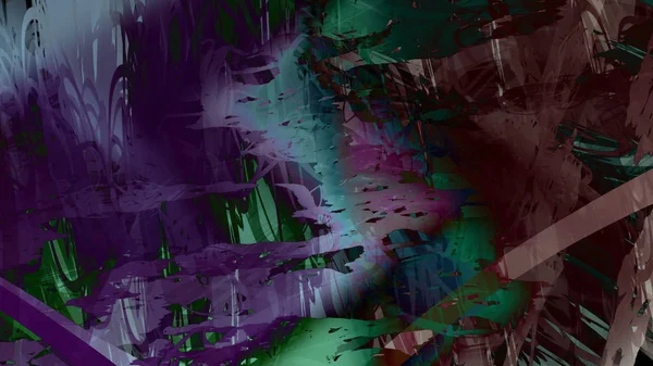 digital illustration of abstract terrain background