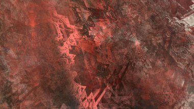 Soyut jeolojik kaya oluşumu, dijital sanat