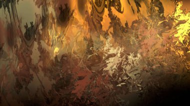 Soyut jeolojik kaya oluşumu, dijital sanat