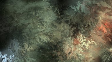 Soyut jeolojik kaya oluşumu, dijital sanat