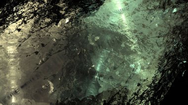 Soyut renkli mimari gerçeküzeri arka plan, dijital sanat