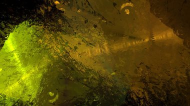 Soyut renkli mimari gerçeküzeri arka plan, dijital sanat