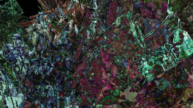 Soyut geometrik renkli arka plan, dijital sanat