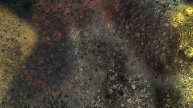 Soyut geometrik yüzey arazi renkli arka plan, dijital sanat