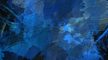 Soyut geometrik yüzey arazi renkli arka plan, dijital sanat