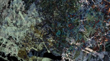 Soyut geometrik yüzey arazi renkli arka plan, dijital sanat