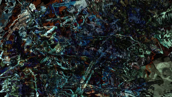 Abstrato Terreno Superfície Geométrica Fundo Colorido Arte Digital — Fotografia de Stock