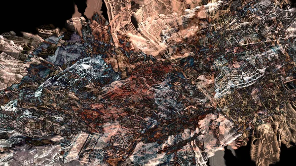 Superfície Abstrato Terreno Colorido Fundo — Fotografia de Stock