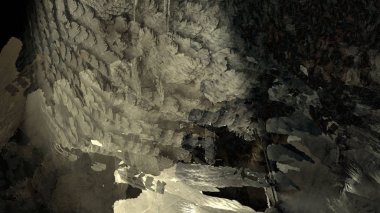 Soyut geometrik yüzey arazi renkli arka plan, dijital sanat