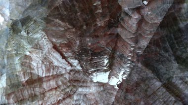 Soyut geometrik yüzey arazi renkli arka plan, dijital sanat